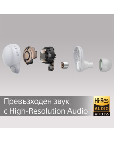 Ασύρματα ακουστικά Sony - LinkBuds S, TWS, ANC, άσπρα - 5