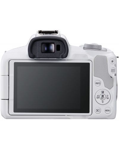Φωτογραφική μηχανή Mirrorless  Canon - EOS R50, RF-S 18-45mm, f/4.5-6.3 IS STM, λευκό - 6