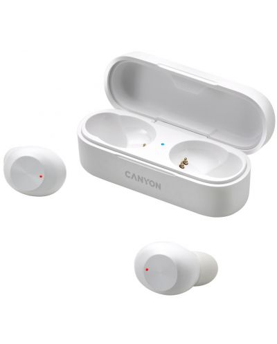 Ασύρματα ακουστικά Canyon - TWS-1, άσπρα - 1