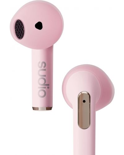 Ασύρματα ακουστικά Sudio - N2, TWS, ροζ - 3