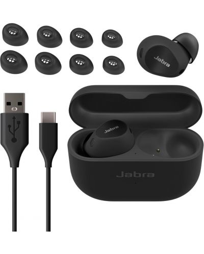 Ασύρματα ακουστικά Jabra - Elite 10, TWS, ANC, Gloss Black - 5