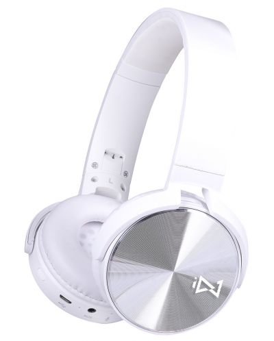 Ασύρματα ακουστικά με μικρόφωνο Trevi - DJ 12E50 BT, λευκά - 1