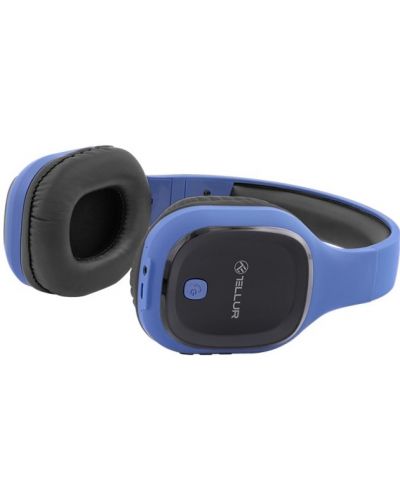 Ασύρματα ακουστικά με μικρόφωνο Tellur - Pulse, μπλε - 2