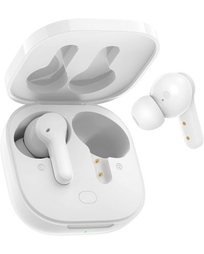 Ασύρματα ακουστικά QCY - T13, TWS, λευκά  - 4