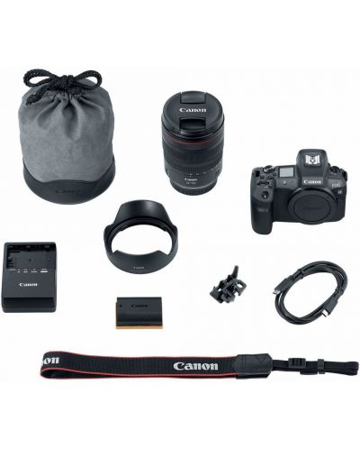 Mirrorless Φωτογραφική μηχανή  Canon - EOS R + RF24-105 f4-7.1,μαύρο   - 6