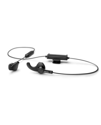 Ασύρματα αθλητικά ακουστικά Philips - TAA3206BK, μαύρα - 1