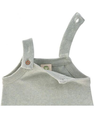 Βρεφική φόρμα Lassig - Cozy Knit Wear, 74-80 cm, 7-12 μηνών, γκρι - 3