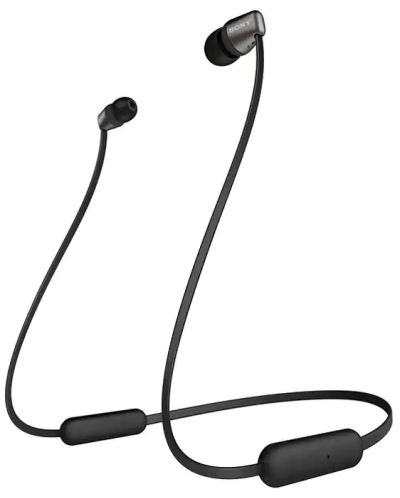 Ασύρματα ακουστικά με μικρόφωνο Sony - WI-C310, μαύρα - 1