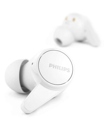 Ασύρματα ακουστικά Philips - TAT1207WT/00, TWS, άσπρα - 4