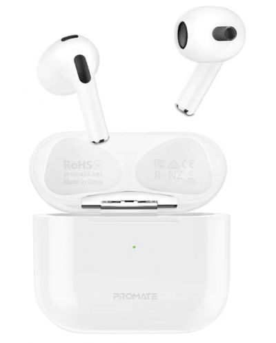 Ασύρματα ακουστικά ProMate - FreePods-2, TWS, λευκά - 1