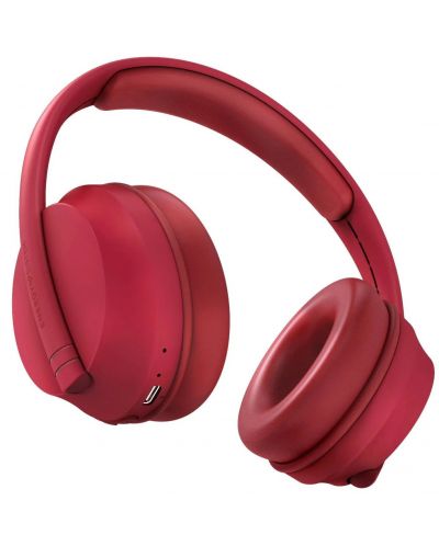 Ασύρματα ακουστικά με μικρόφωνο Energy System - Hoshi Eco, κόκκινα - 3