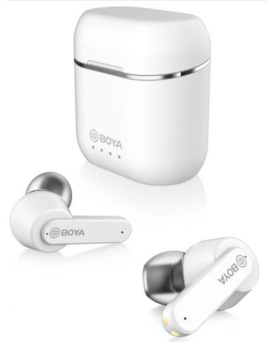 Ασύρματα ακουστικά Boya - BY-AP4-W, TWS, λευκά - 3