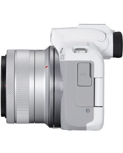Φωτογραφική μηχανή Mirrorless  Canon - EOS R50, RF-S 18-45mm, f/4.5-6.3 IS STM, λευκό - 4