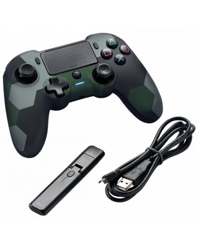 Ασύρματο gamepad Nacon Asymmetric Wireless Controller,για PS4/PC (Camo Green) - 3