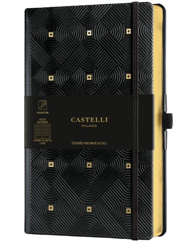 Σημειωματάριο Castelli Copper & Gold - Maya Gold, 13 x 21 cm, λευκά φύλλα - 1
