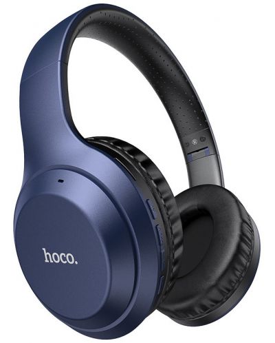 Ασύρματα ακουστικά με μικρόφωνο Hoco - W30 Fun, μπλε/μαύρο - 1