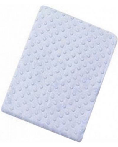 Βρεφική κουβέρτα Interbaby - Coral Fleece, μπλε, 80 х 110 cm - 2