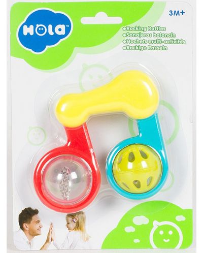 Κουδουνίστρα μωρού Hola Toys - Νότα - 2