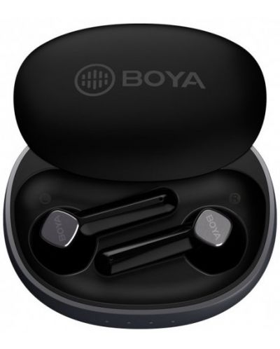 Ασύρματα ακουστικά Boya - BY-AP100-B, TWS, μαύρα - 4