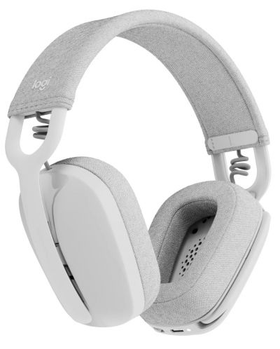 Ασύρματα ακουστικά με μικρόφωνο  Logitech - Zone Vibe 100,λευκό/γκρι - 2