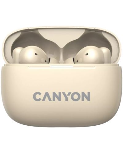 Ασύρματα ακουστικά Canyon - CNS-TWS10, ANC, μπεζ - 2