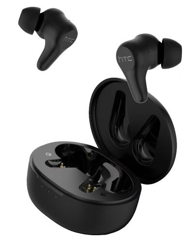 Ασύρματα ακουστικά HTC - True Wireless Earbuds Plus, ANC, μαύρο - 4