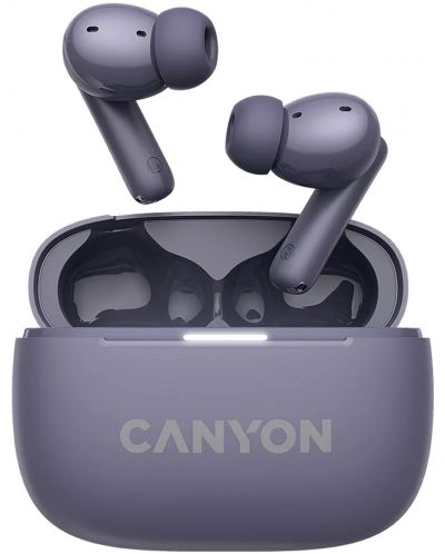 Ασύρματα ακουστικά Canyon - CNS-TWS10, ANC, μωβ - 1