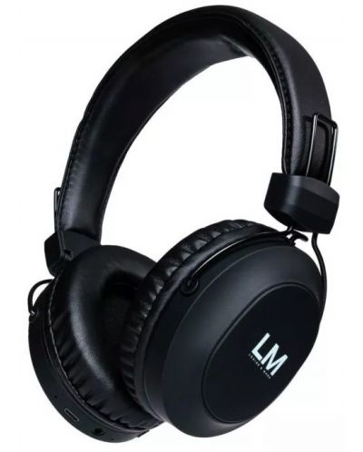 Ασύρματα ακουστικά με μικρόφωνο  Louise&Mann - LM5, μαύρο - 1