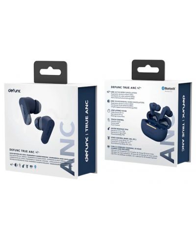 Ασύρματα ακουστικά Defunc - TRUE ANC, TWS, μπλε - 4