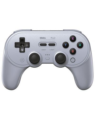 Ασύρματο χειριστήριο 8BitDo - Pro 2, Hall Effect Edition, Grey (Nintendo Switch/PC) - 1