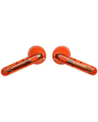 Ασύρματα ακουστικά με μικρόφωνο JBL - T225 Ghost, TWS, πορτοκαλί - 4