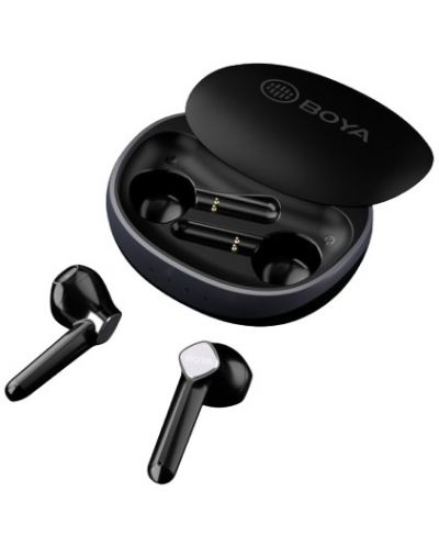 Ασύρματα ακουστικά Boya - BY-AP100-B, TWS, μαύρα - 3