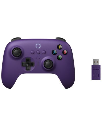 Ασύρματο χειριστήριο 8BitDo - Ultimate 2.4G, Hall Effect Edition, Purple (PC) - 3