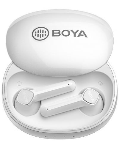 Ασύρματα ακουστικά Boya - BY-AP100-W, TWS, λευκά - 3