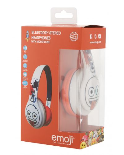 Ασύρματα ακουστικά με μικρόφωνο Emoji – Game, παιδικό, μπλε - 8