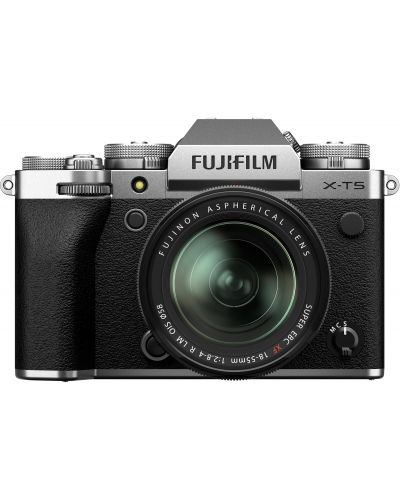 Mirrorless φωτογραφική μηχανή Fujifilm - X-T5, 18-55mm, Silver - 1