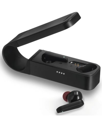 Ασύρματα ακουστικά με μικρόφωνο Hama - Spirit Pocket, TWS, μαύρο - 1