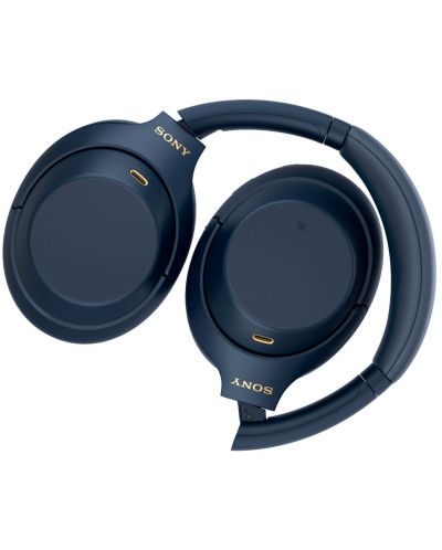 Ασύρματα ακουστικά Sony - WH-1000XM4, ANC, μπλε - 4