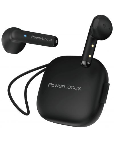 Ασύρματα ακουστικά PowerLocus - PLX1, TWS, Μαύρο - 1