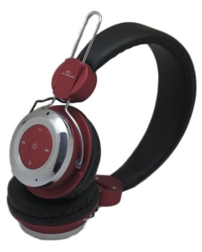 Ασύρματα ακουστικά με μικρόφωνο Elekom - EK-1008, κόκκινο - 1