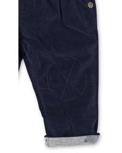 Βρεφικό παντελόνι Sterntaler -κοτλέ, 80 εκ., 9-12 μηνών, σκούρο μπλε - 3
