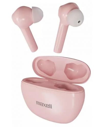 Ασύρματα ακουστικά Maxell - Dynamic, TWS, ροζ - 1