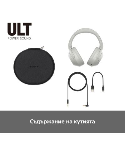 Ασύρματα ακουστικά Sony - WH ULT Wear, ANC, λευκά - 11