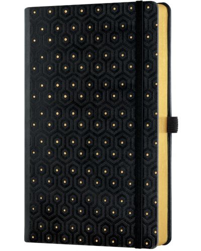 Σημειωματάριο Castelli Copper & Gold - Honeycomb Gold, 13 x 21 cm, λευκά φύλλα - 2