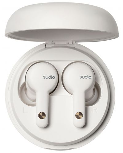 Ασύρματα ακουστικά Sudio - A2, TWS, ANC, λευκά - 5