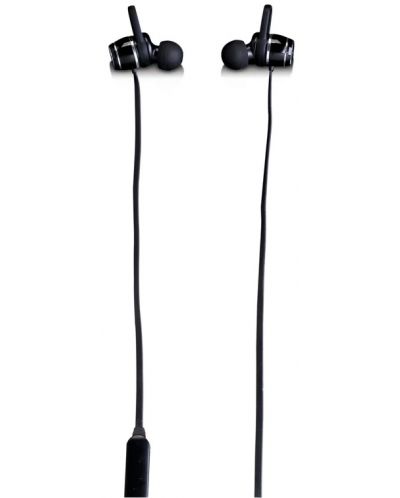 Ασύρματα ακουστικά με μικρόφωνο Lenco - EPB-030BK, μαύρο - 2
