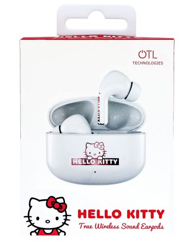 Ασύρματα ακουστικά OTL Technologies - Core Hello Kitty, TWS, λευκά  - 6
