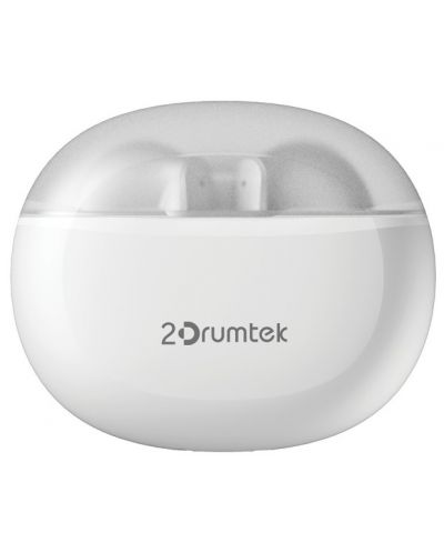 Ασύρματα ακουστικά A4tech - B20 2Drumtek, TWS, λευκό - 4