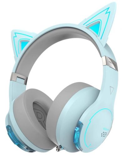 Ασύρματα ακουστικά με μικρόφωνο  Edifier - G5BT CAT, μπλε - 1