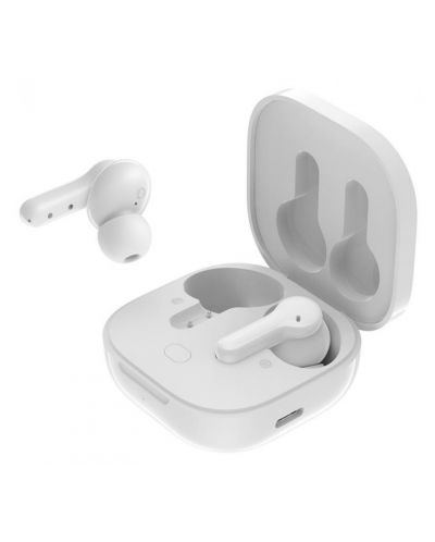 Ασύρματα ακουστικά Boompods - Bassline Compact, TWS, άσπρα - 3